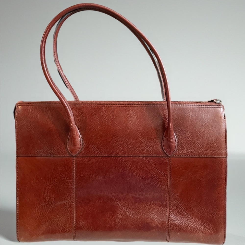 Pelle Studio Classic Brown Leather Satchel - Picture 3 of 8